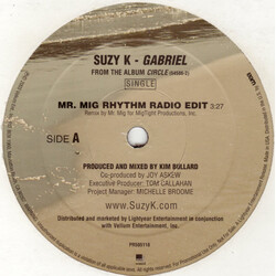 Suzy K Gabriel USED VINYL 12INCH PROMO