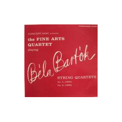 Béla Bartók / The Fine Arts Quartet String Quartets No. 5, No. 6 Vinyl LP USED
