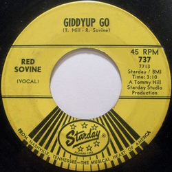 Red Sovine Giddyup Go / Kiss And The Keys Vinyl 7" USED