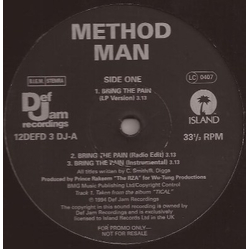 Method Man Bring The Pain Vinyl 12" USED