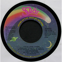 The Whispers It's A Love Thing Vinyl 7" USED