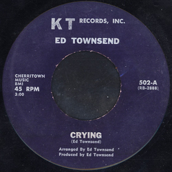 Ed Townsend Crying Vinyl 7" USED