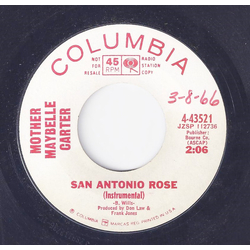 Maybelle Carter San Antonio Rose Vinyl 7" USED