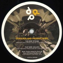 Dom & Roland Strobe / Goliath Vinyl 12" USED