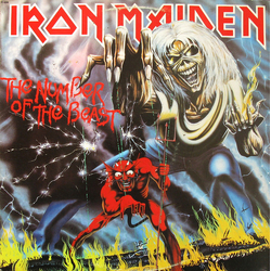 Iron Maiden The Number Of The Beast Vinyl LP USED