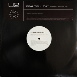 U2 Beautiful Day (Quincey & Sonance Remix) Vinyl 12" USED