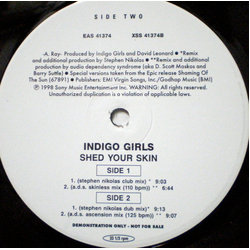 Indigo Girls Shed Your Skin Vinyl 12" USED