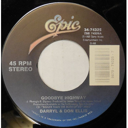 Darryl & Don Ellis Goodbye Highway Vinyl 7" USED