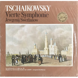 Pyotr Ilyich Tchaikovsky / Evgeni Svetlanov / Russian State Symphony Orchestra Vierte Symphonie Nr. 4 Op. 36 Vinyl LP USED