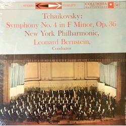 Pyotr Ilyich Tchaikovsky / Leonard Bernstein / New York Philharmonic Symphony No. 4 In F Minor, Op 36 Vinyl LP USED