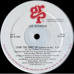 Lee Ritenour Turn The Heat Up Vinyl 12" USED