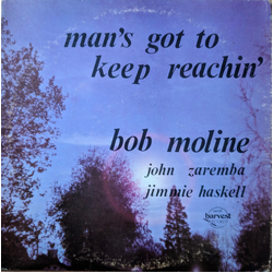 Bob Moline Man's Got To Keep Reachin' Vinyl LP USED
