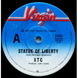 XTC Statue Of Liberty Vinyl 7" USED
