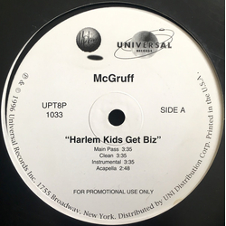 Herb McGruff Harlem Kids Get Biz Vinyl 12" USED