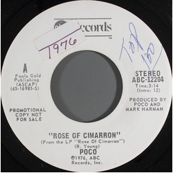 Poco (3) Rose Of Cimarron Vinyl 7" USED