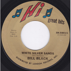 Bill Black (2) White Silver Sands / Smokie Pt. 2 Vinyl 7" USED