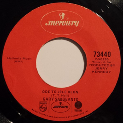 Gary Sargeants Ode To Jole Blon Vinyl 7" USED