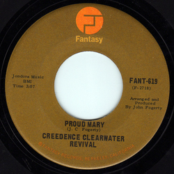 Creedence Clearwater Revival Proud Mary / Born On The Bayou Vinyl 7" USED