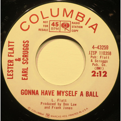 Flatt & Scruggs Gonna Have Myself A Ball Vinyl 7" USED