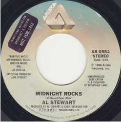 Al Stewart Midnight Rocks USED VINYL 7INCH SINGLE 45 RPM