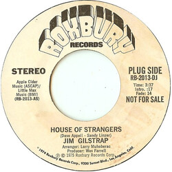 Jim Gilstrap House Of Strangers USED VINYL 7INCH 45 RPM PROMO STYRENE STEREO MONO
