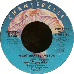 Jim Grady I Got What I Came For USED VINYL 7INCH 45 RPM PROMO STEREO MONO