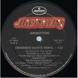 Animotion Obsession (Dance Remix) Vinyl 12" USED