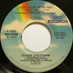 Oliver Cheatham Just To Be With You / Through It All Vinyl 7" USED