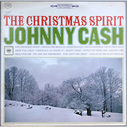Johnny Cash The Christmas Spirit Vinyl LP USED