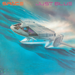 Space Just Blue Vinyl LP USED
