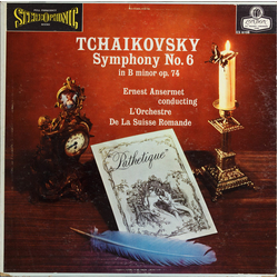 Pyotr Ilyich Tchaikovsky / Ernest Ansermet / L'Orchestre De La Suisse Romande Symphony No. 6 In B Minor, Op. 74 ("Pathetique") Vinyl LP USED