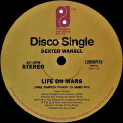 Dexter Wansel Life On Mars / Theme From The Planets Vinyl 12" USED