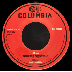 Bob Dylan Tweedle Dee & Tweedle Dum Vinyl 7" USED