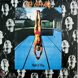 Def Leppard High 'N' Dry Vinyl LP USED