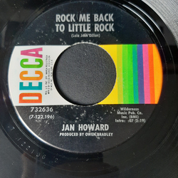 Jan Howard Rock Me Back To Little Rock / Hello Stranger Vinyl 7" USED