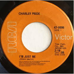 Charley Pride I'm Just Me Vinyl 7" USED