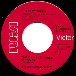 Charley Pride The Day The World Stood Still Vinyl 7" USED