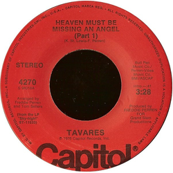 Tavares Heaven Must Be Missing An Angel Vinyl 7" USED