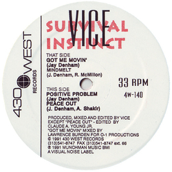 Vice Survival Instinct Vinyl 12" USED