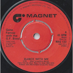 Gene Farrow With G.F. Band Dance With Me Vinyl 7" USED