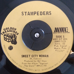 The Stampeders Sweet City Woman / Gator Road Vinyl 7" USED