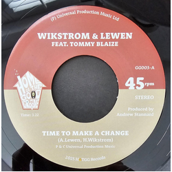 Wikstrom & Lewen Time To Make A Change / Good, Good Feeling Vinyl 7" USED