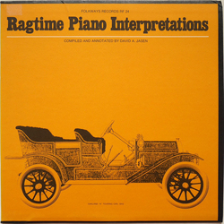 Various Ragtime Piano Interpretations Vinyl LP USED