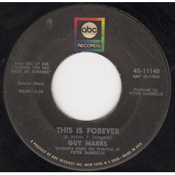 Guy Marks This Is Forever / How The West Was Really Won Vinyl 7" USED