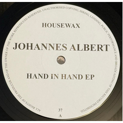 Johannes Albert Hand In Hand EP Vinyl 12" USED