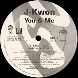 J-Kwon You & Me USED VINYL 12INCH PROMO