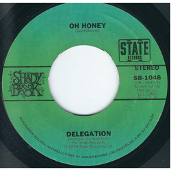 Delegation Oh Honey / Let Me Take You To The Sun Vinyl 7" USED