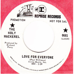 The Holy Mackerel Love For Everyone Vinyl 7" USED