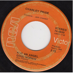 Charley Pride Kiss An Angel Good Mornin' Vinyl 7" USED