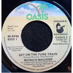 Munich Machine Get On The Funk Train Vinyl 7" USED